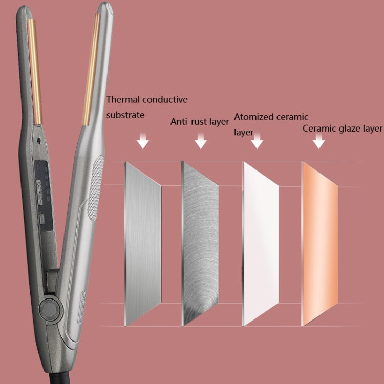 Small Wave Curling Iron For Men Beard Curling Iron 3D Ceramic Thermostat Hair Straightener