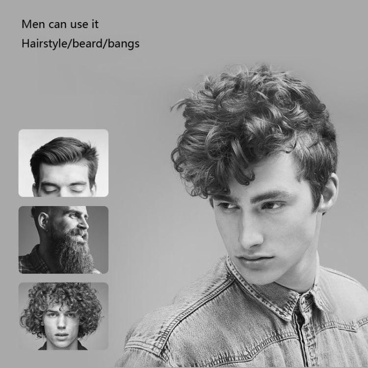 Small Wave Curling Iron For Men Beard Curling Iron 3D Ceramic Thermostat Hair Straightener