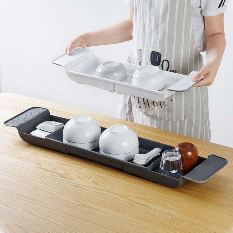 Retractable Drain Bathtub Rack Bathroom Plastic Soaking Tub Rack Bathtub Shower Storage Rack