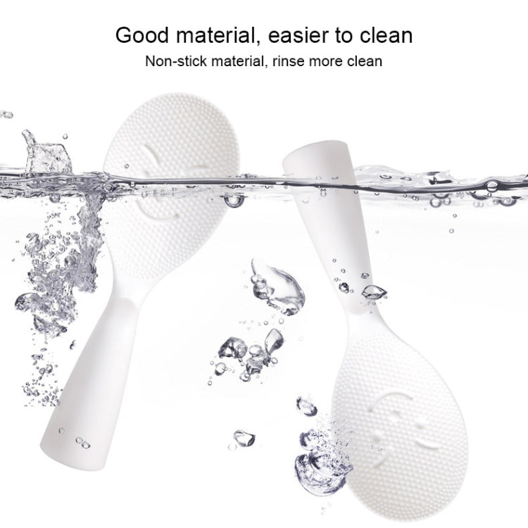 Creative Smile Face Rice Spoon Vertical Type Food Grade Kitchen Rice Cooker Spoon