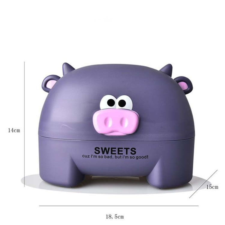 Cartoon Calf Tissue Box Household Desktop Roll Paper Tube