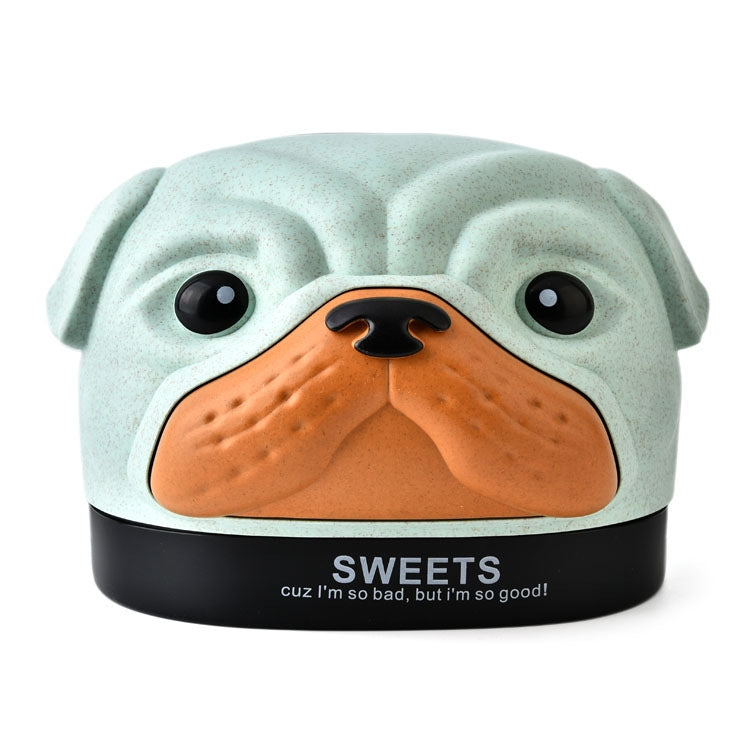 Creative Wheat Bobbi Dog Tissue Box Living Room Bedroom Desktop Pumping Paper Roll Paper Storage Box