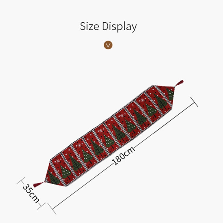 Creative Christmas Home Decoration Items Knitted Tablecloth Dining Table