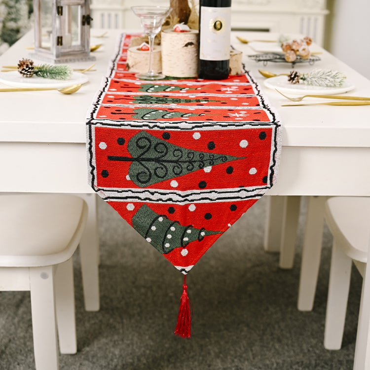 Creative Christmas Home Decoration Items Knitted Tablecloth Dining Table
