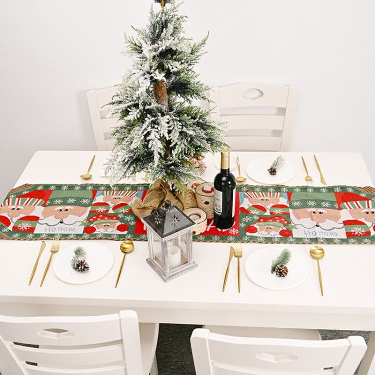 Creative Christmas Home Decoration Items Knitted Tablecloth Dining Table