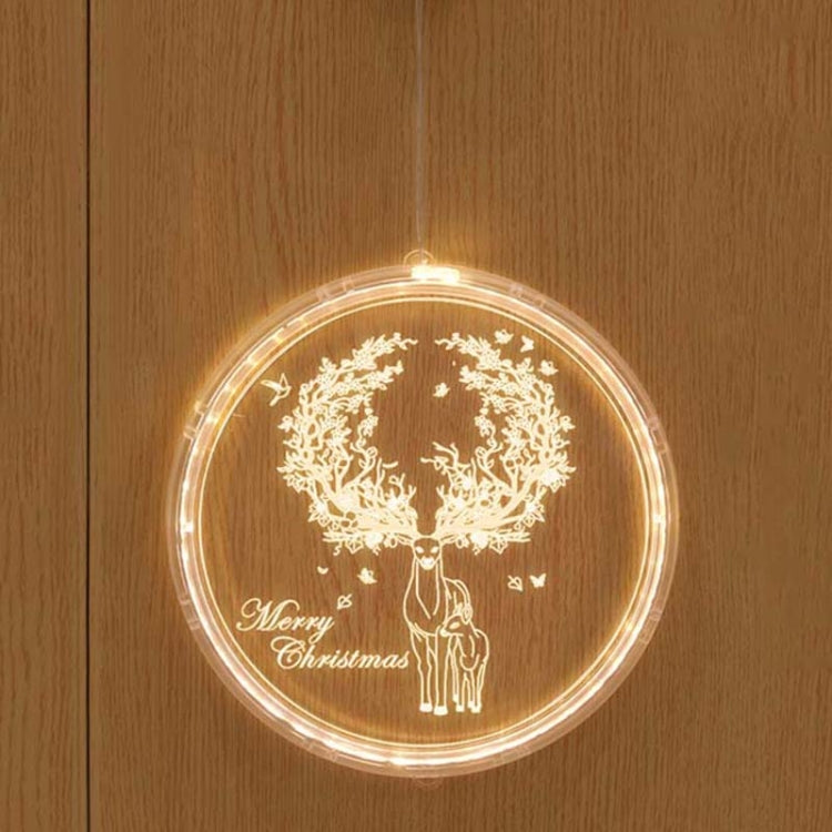 Christmas Decoration Light LED Holiday 3D Hanging Lamp
