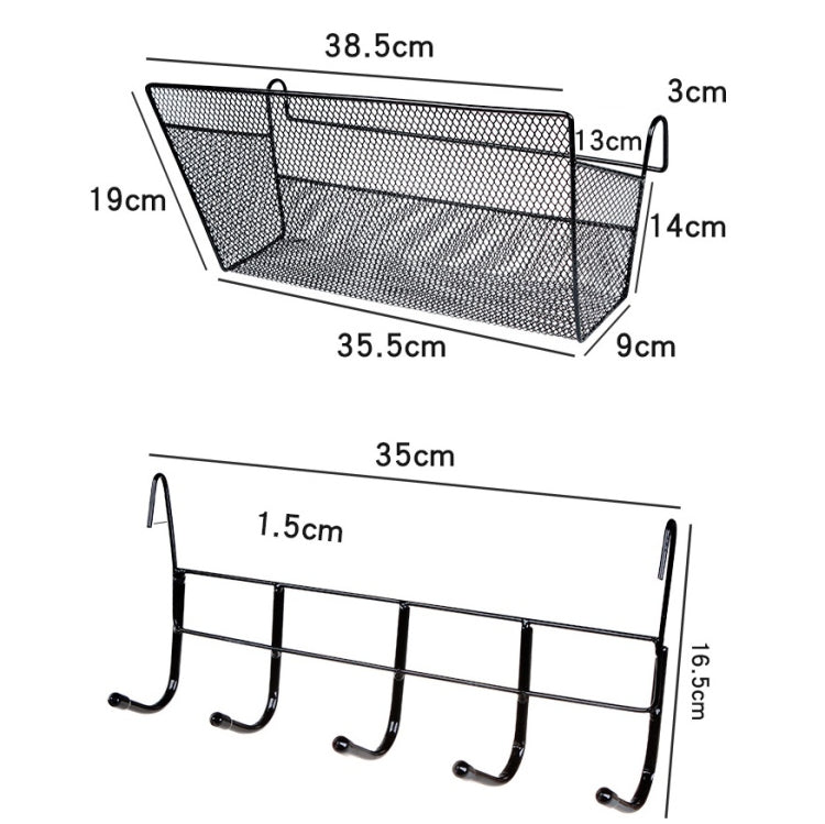 Dormitory Upper Bunk Bedside Storage Rack Bedside Hanging Basket Hook