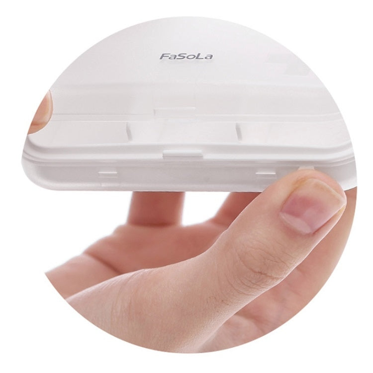 FaSoLa Pill Box Portable Dispensing Mini Medicine Sealed Box
