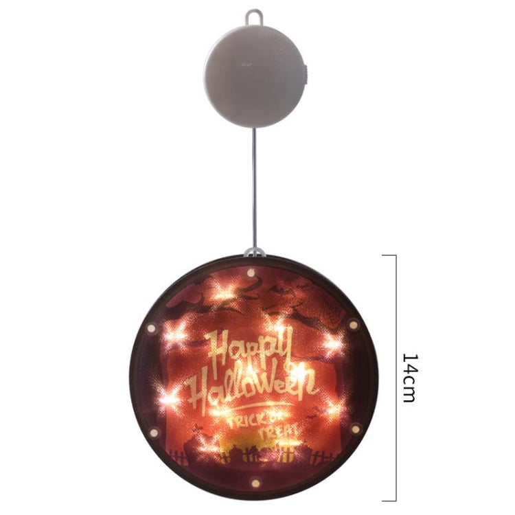 Halloween Star String Light Show Window Horror Decoration LED Battery Powered Hanging Lamp