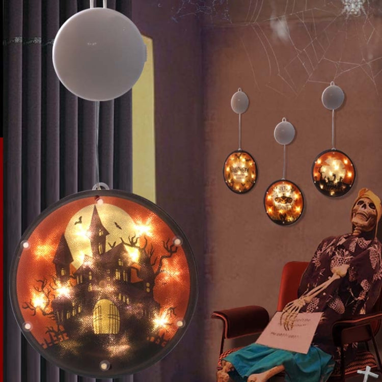 Halloween Star String Light Show Window Horror Decoration LED Battery Powered Hanging Lamp