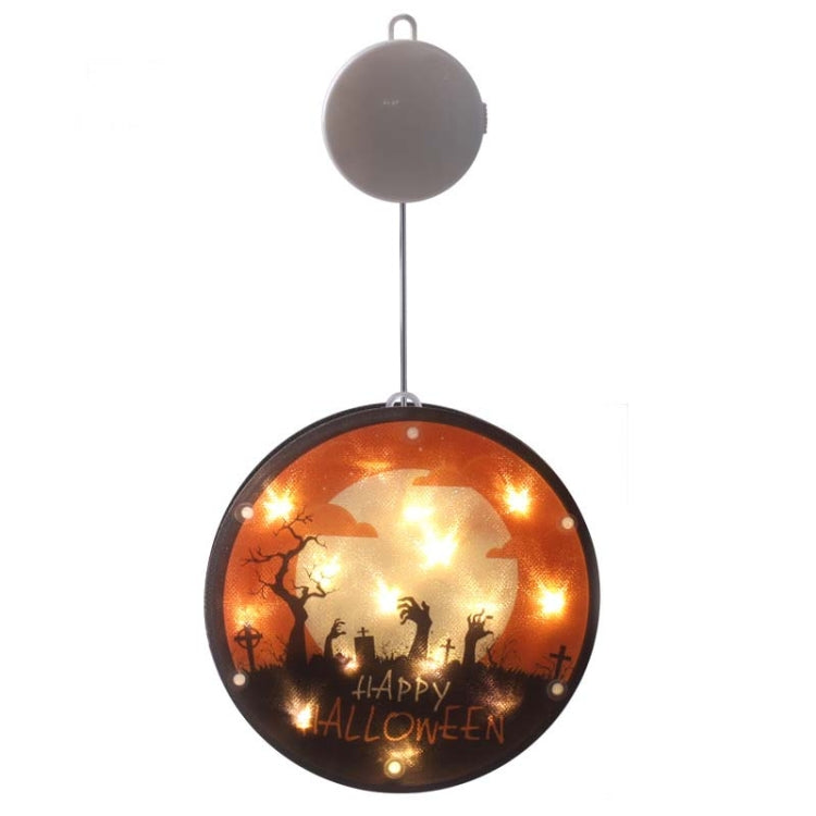 Halloween Star String Light Show Window Horror Decoration LED Battery Powered Hanging Lamp