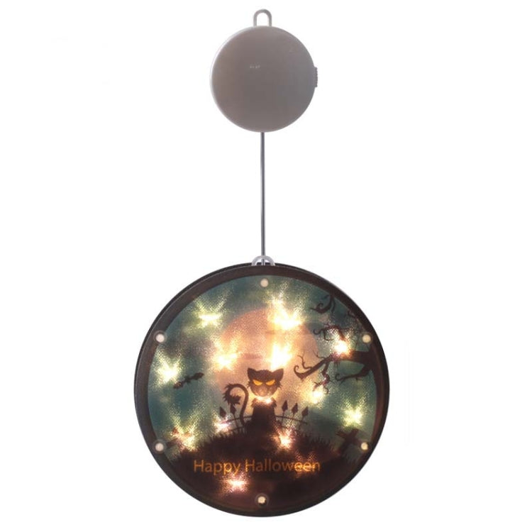 Halloween Star String Light Show Window Horror Decoration LED Battery Powered Hanging Lamp