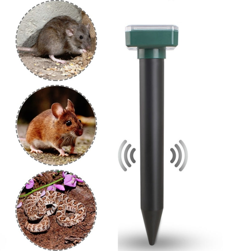Solar Mouse Repeller Ultrasonic LED Manor Farm Rice Field Mouse Repeller Snake Repeller