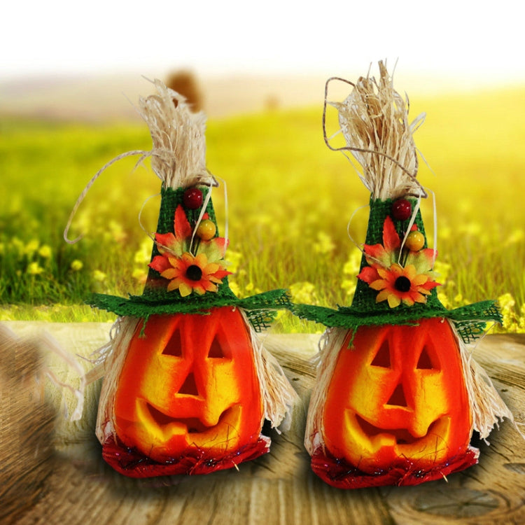 Halloween Pumpkin Lantern Hollow Glowing Foam Bar Decoration