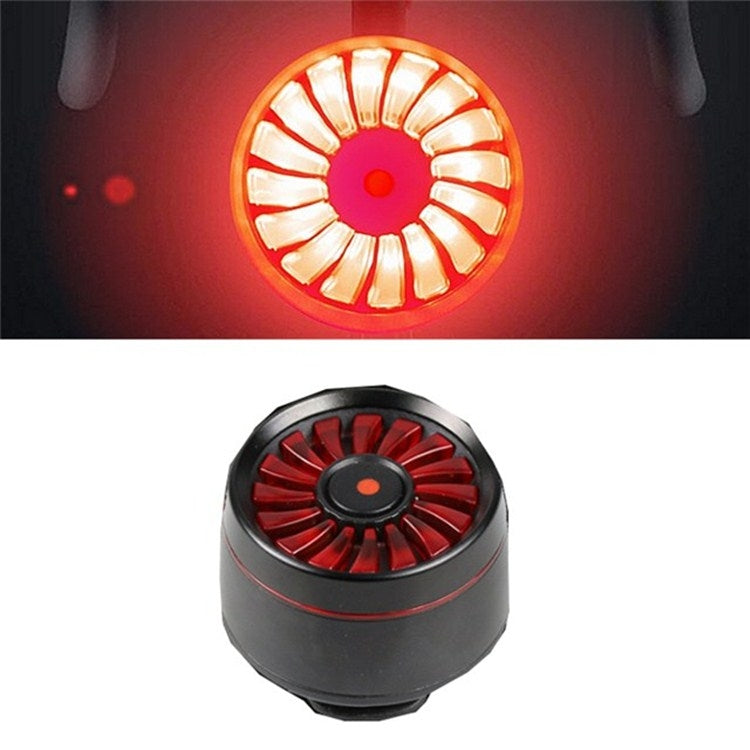 Bicycle Smart Sensor Brake Light USB Tail Light Warning Light