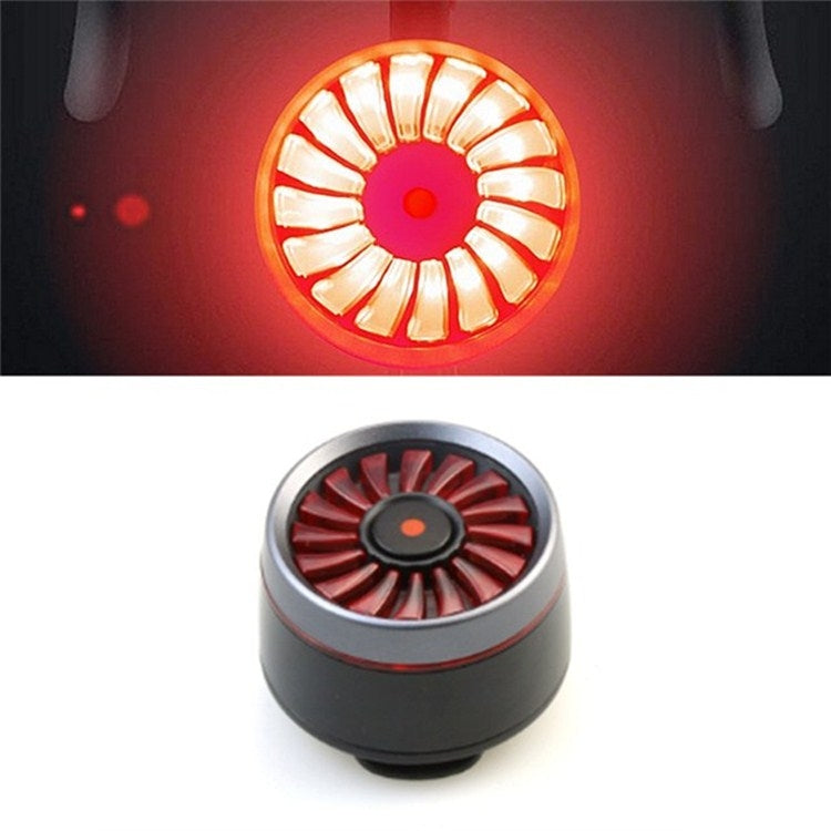 Bicycle Smart Sensor Brake Light USB Tail Light Warning Light