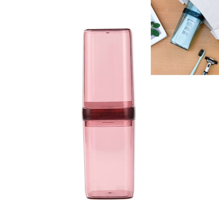 Travel Toothbrush Box Portable Couples Set Mouthwash Cup