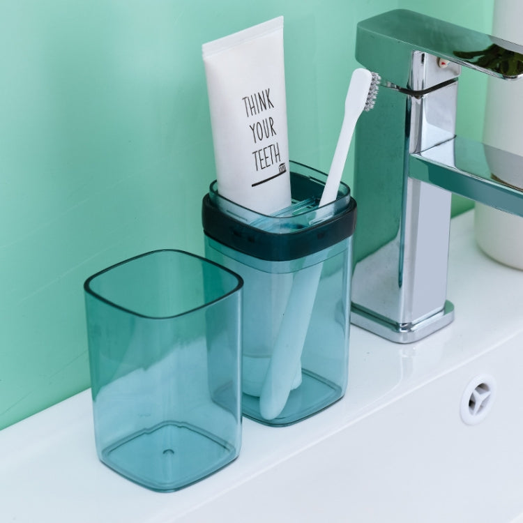 Travel Toothbrush Box Portable Couples Set Mouthwash Cup