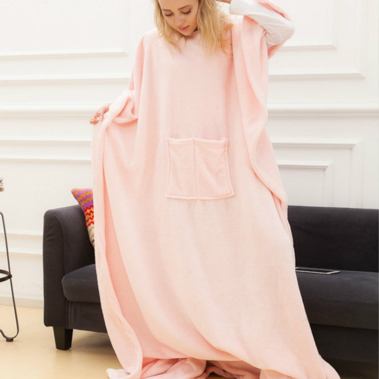 Spring and Autumn Soft and Thick Coral Fleece Blanket TV Blanket