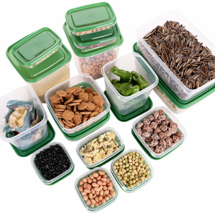 16 in 1 Household Fresh-keeping Box Set Refrigerator Freezing&Refrigerating Multifunctional Storage Box Set