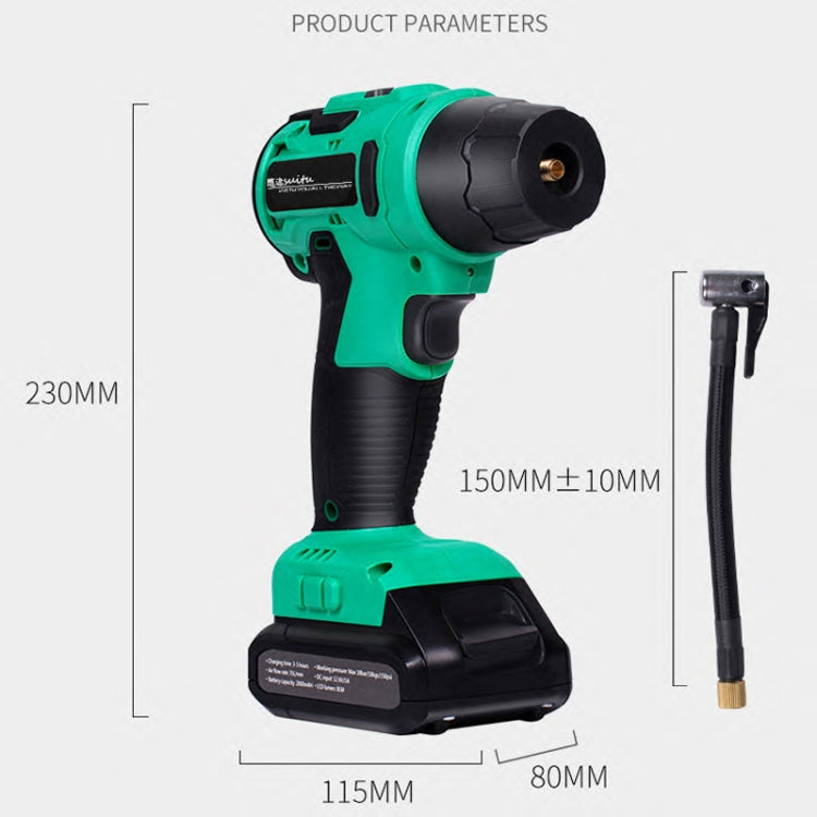 SUITU High-pressure Handheld Smart Digital Display Car Portable Wireless Tire Inflator