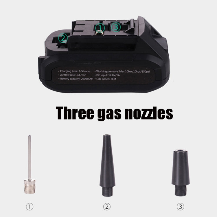 SUITU High-pressure Handheld Smart Digital Display Car Portable Wireless Tire Inflator