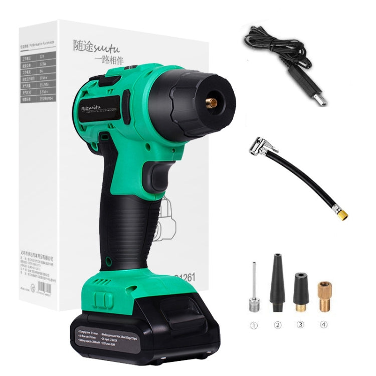 SUITU High-pressure Handheld Smart Digital Display Car Portable Wireless Tire Inflator