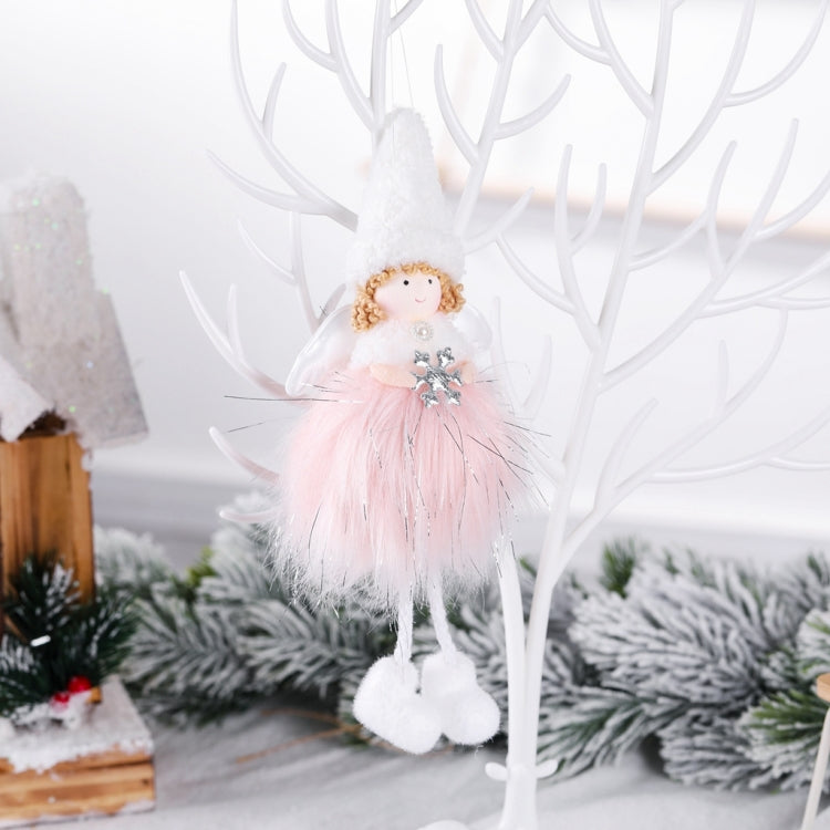 Christmas Decoration Plush Girl Angel Pendant Christmas Tree Pendant Gift