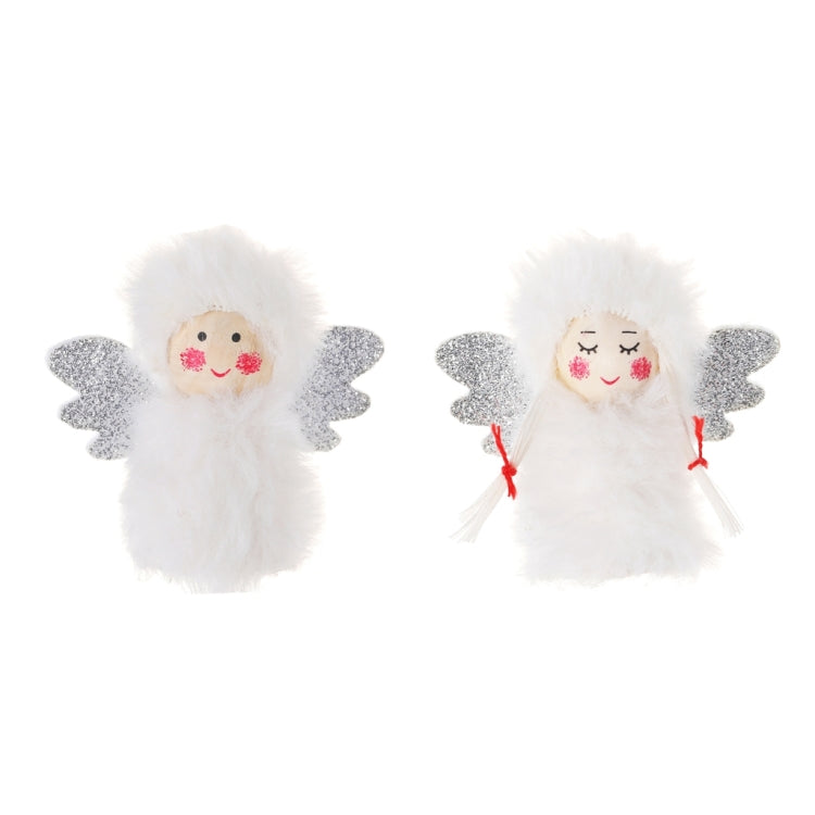 1 Pair Christmas Decorations Plush Dolls Boys And Girls Small Pendant