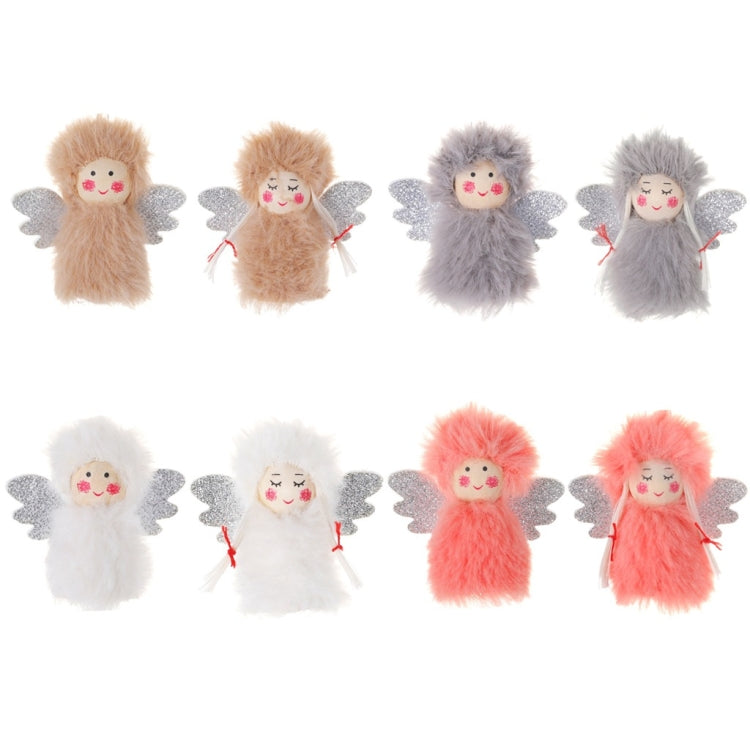 1 Pair Christmas Decorations Plush Dolls Boys And Girls Small Pendant