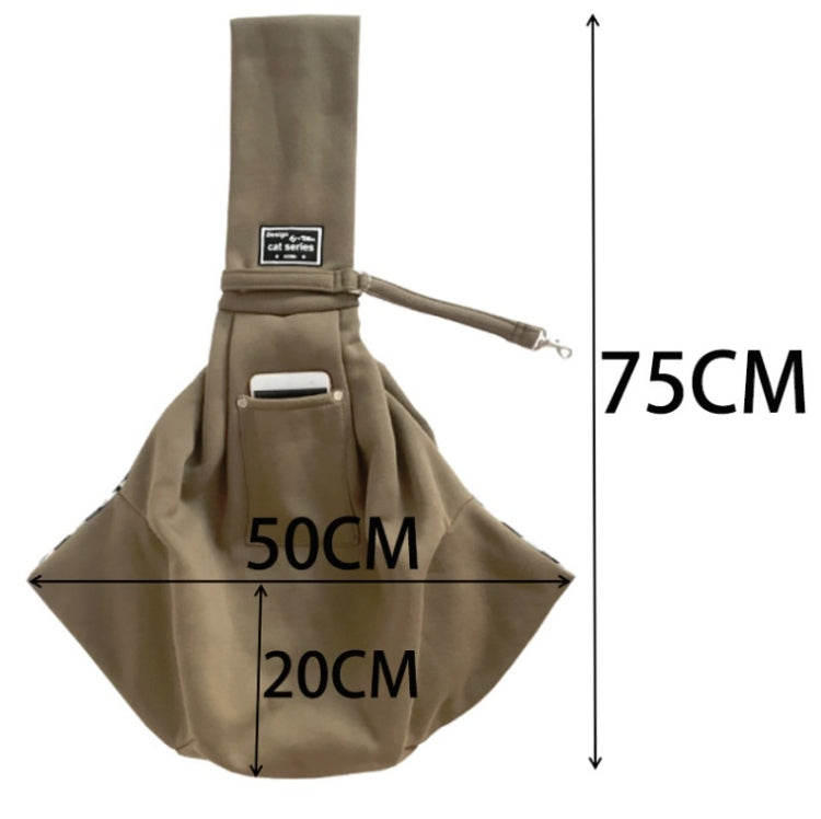 Pet Outing Carrier Bag Cotton Messenger Shoulder Bag