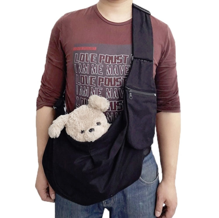 Pet Carrying Rucksack Shoulder Strap Adjustable Pet Outing Diagonal Bag