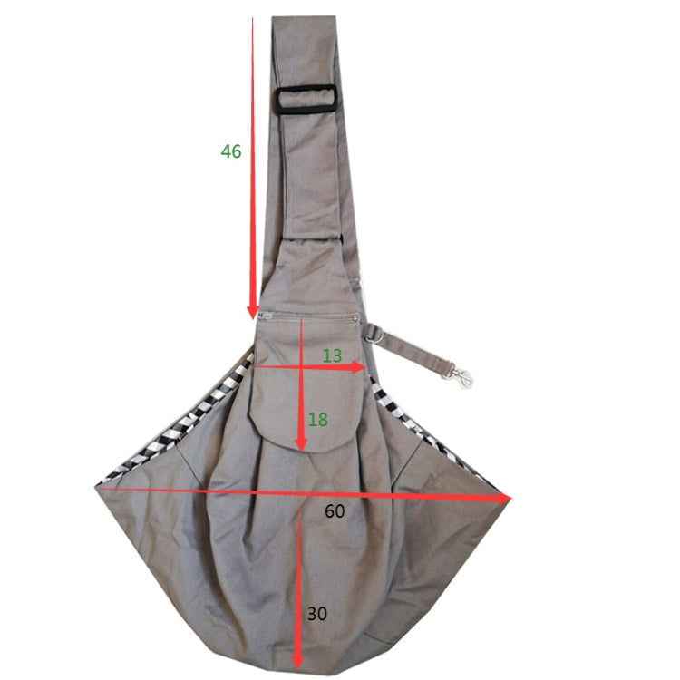 Pet Carrying Rucksack Shoulder Strap Adjustable Pet Outing Diagonal Bag