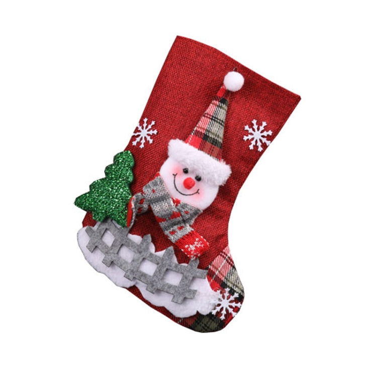 Christmas Decorations Medium Christmas Stocking Gift Bag