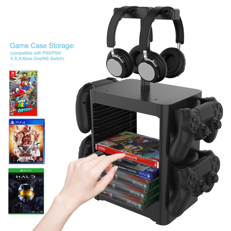 Game Disc Storage Rack Headphone Storage Rack For PS5 / Xsx
