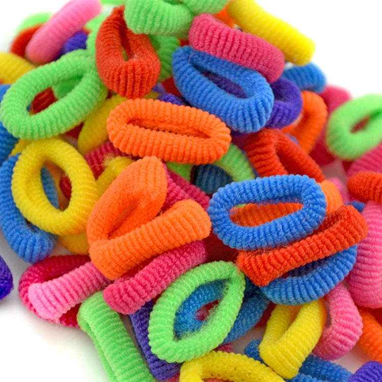 100 PCS Colorful Child Cute Rubber Hair Band