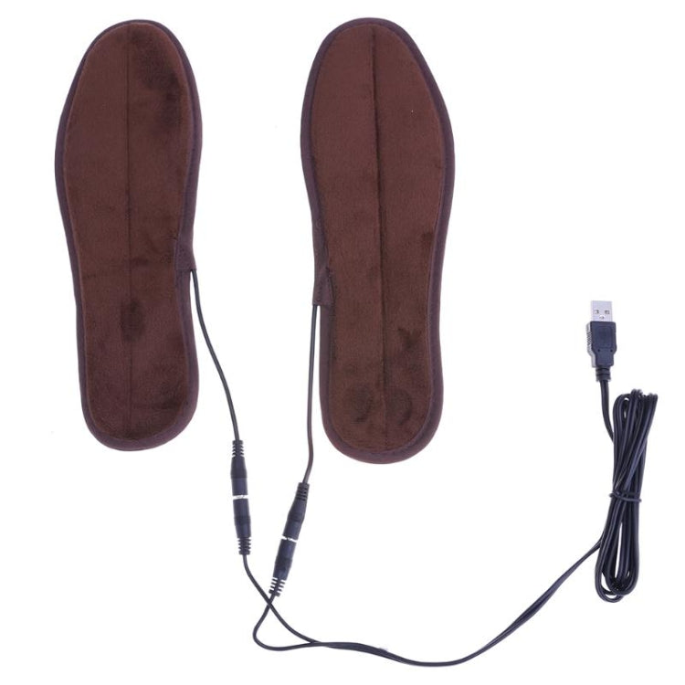 2 Pairs USB Shoe Dryer Electric Insoles Shoe Winter Keep Warm Heated Insole for Shoes Boot