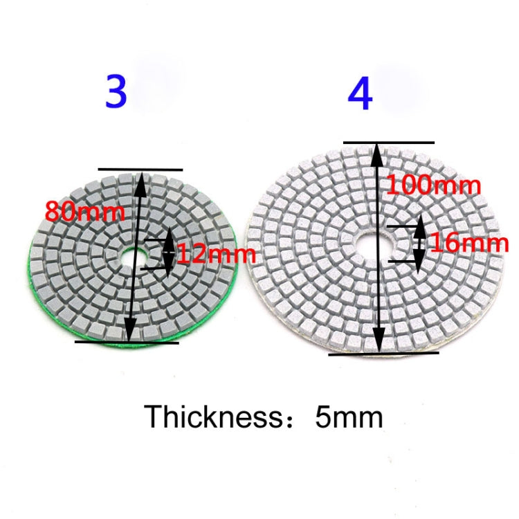 Piece of marble granite tile grinding piece 80mm100mm soft grinding piece water mill stone polishing