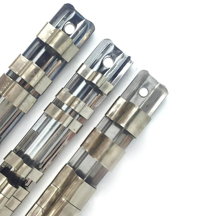 Carbon Steel 8 Socket Rack Storage Divider Rail Tray Holder Brackets Shelf Stand Tool Organizer Socket Socket Wrench Storage