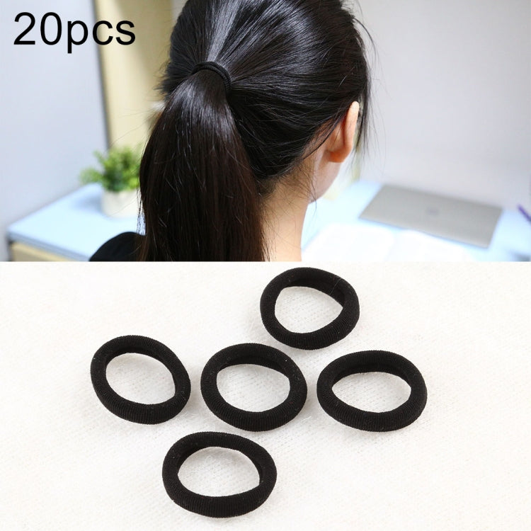 20pcs / Pack Girls Kids Rubber Bands Ponytail Holder Elastic Hair Bands