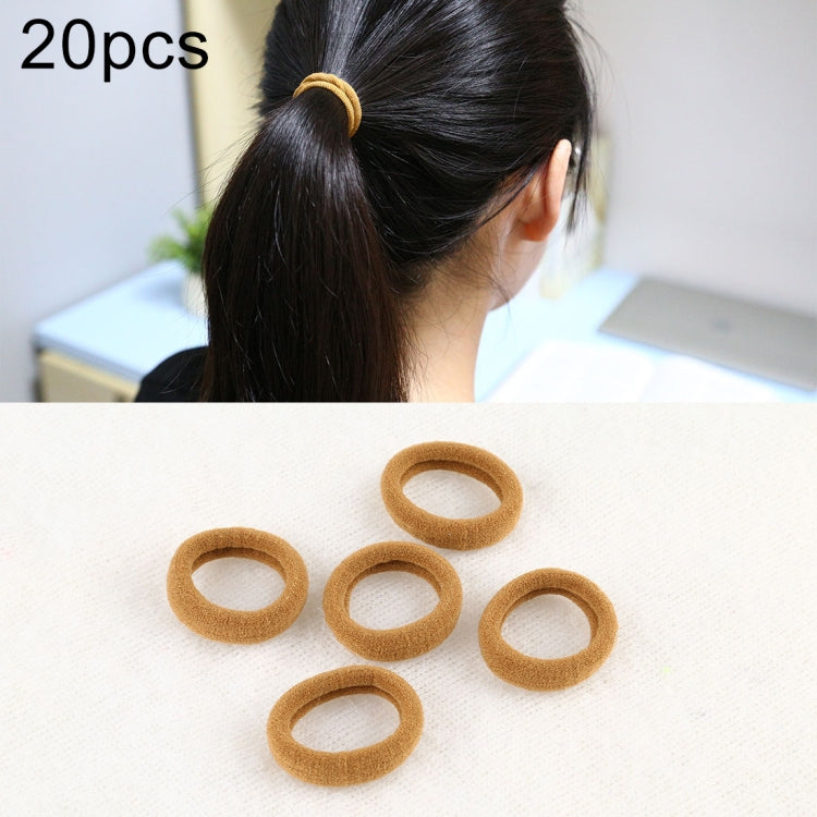 20pcs / Pack Girls Kids Rubber Bands Ponytail Holder Elastic Hair Bands