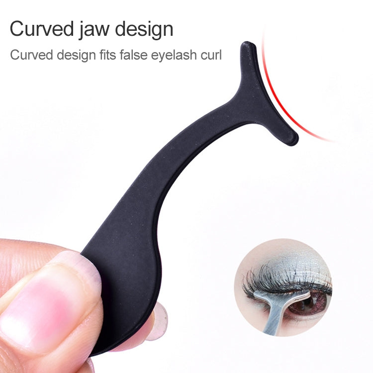 False Eyelash Tweezers Fake Eye Lash Applicator Eyelash Extension Curler Nipper Auxiliary Clip Clamp Makeup Forceps Tools