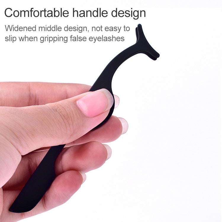 False Eyelash Tweezers Fake Eye Lash Applicator Eyelash Extension Curler Nipper Auxiliary Clip Clamp Makeup Forceps Tools