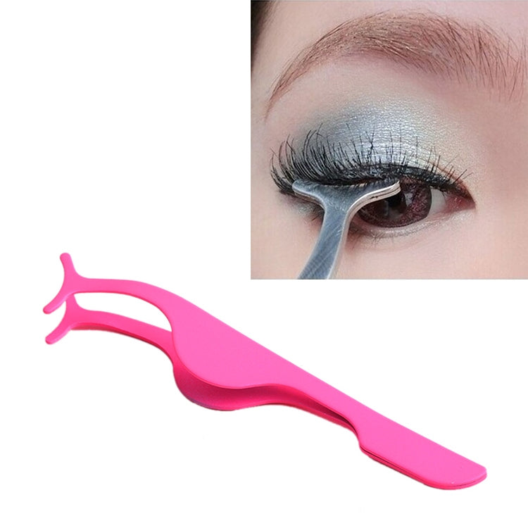 False Eyelash Tweezers Fake Eye Lash Applicator Eyelash Extension Curler Nipper Auxiliary Clip Clamp Makeup Forceps Tools