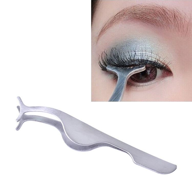 False Eyelash Tweezers Fake Eye Lash Applicator Eyelash Extension Curler Nipper Auxiliary Clip Clamp Makeup Forceps Tools
