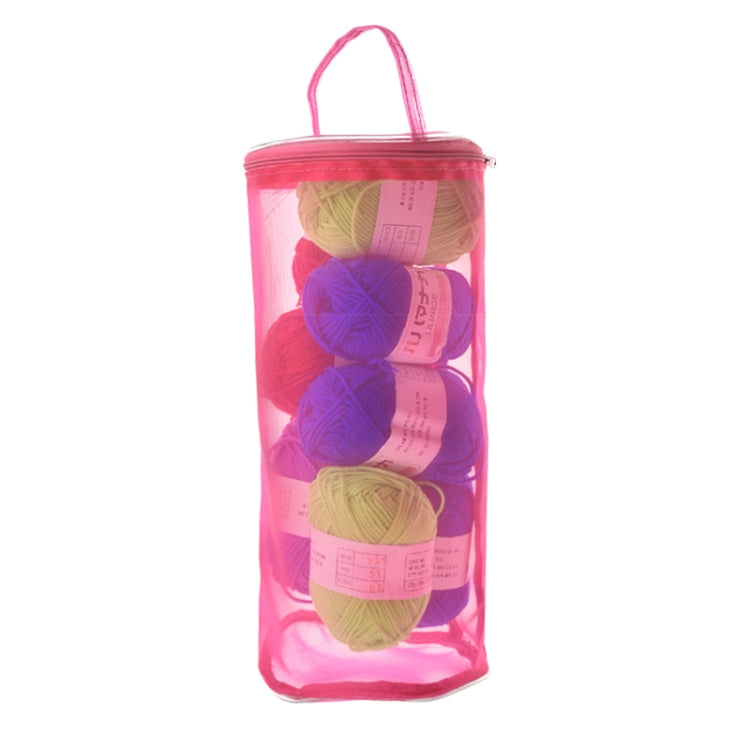 Mesh Bag DIY Hand Weaving Tools Yarn Storage Knitting Bag Organizer Hollow Yarn Bag