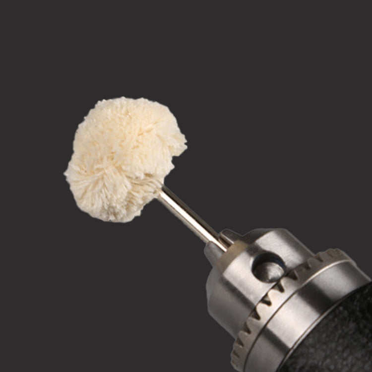 10 PCS/Set Wool Polishing Head Wool Polishing Wheel Electric Grinder Accessories