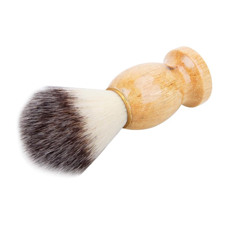 Wood Handle Hair Shaving Brush Facial Beard Cleaning Appliance Shave Salon Badger Hair Tool Razor Brush