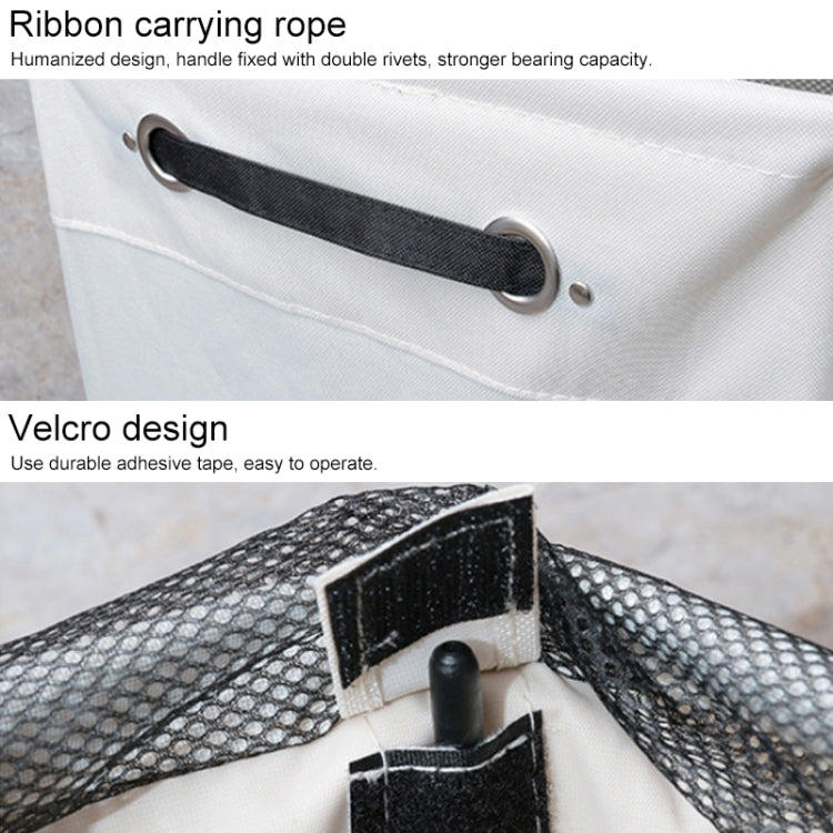 Bathroom Oxford Waterproof Dirty Clothes Laundry Foldable Storage Basket Hamper with Wheels