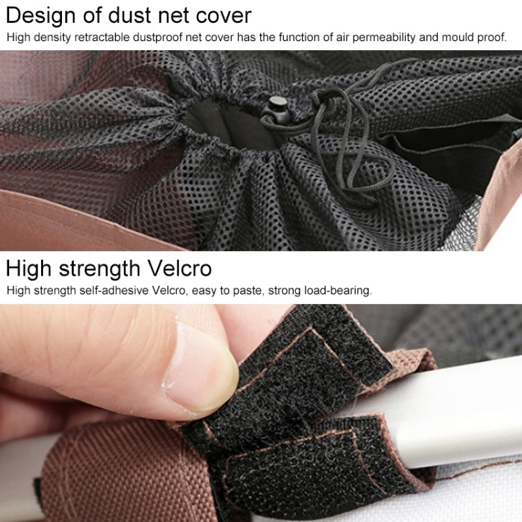 Two Grid Oxford Cloth Laundry Basket Dirty Clothes Waterproof Storage Bag Foldable Basket Bathroom Hamper